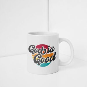 God is Good Retro Mug